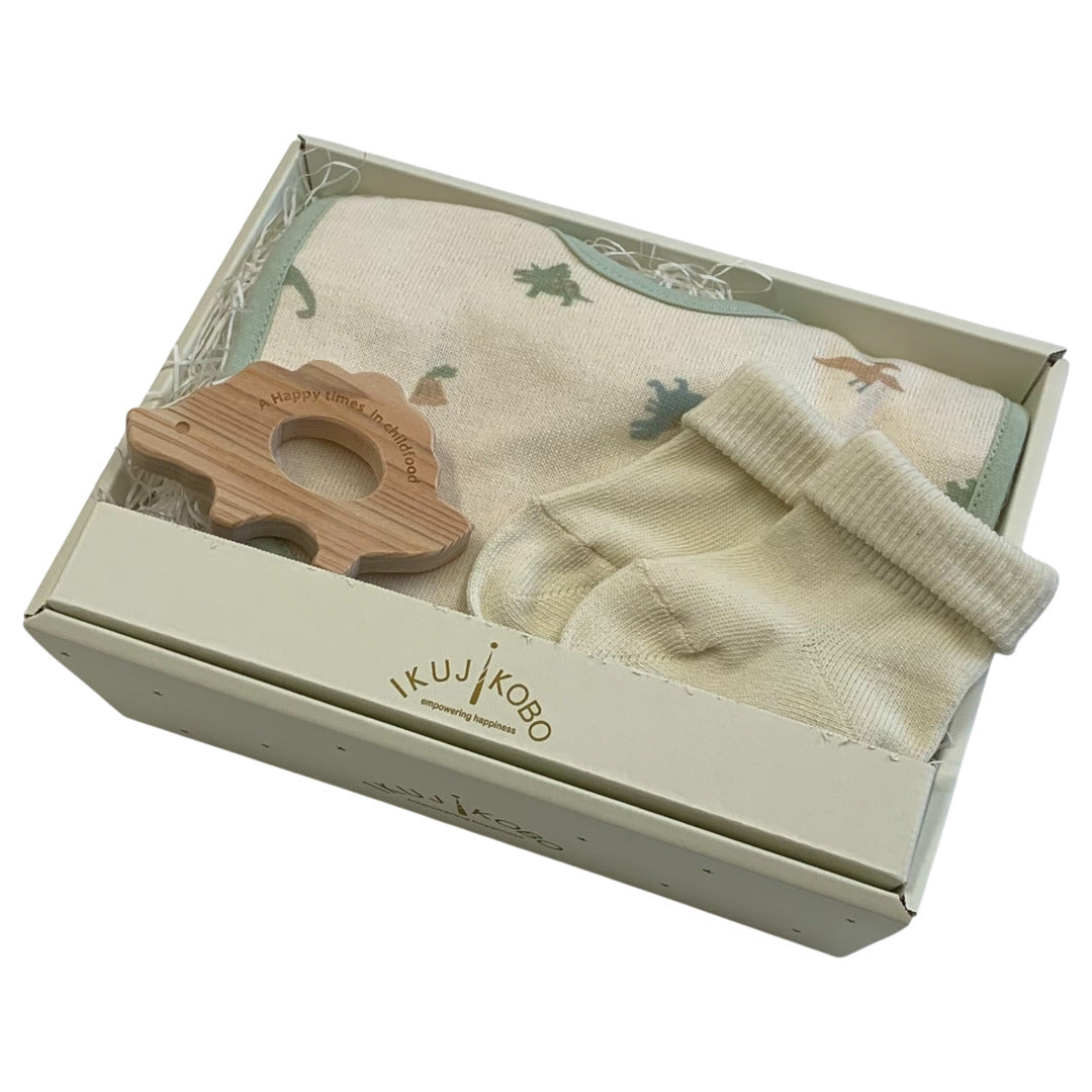 No.409609 スタイ・ソックス・歯固めギフトセット（BOX入）