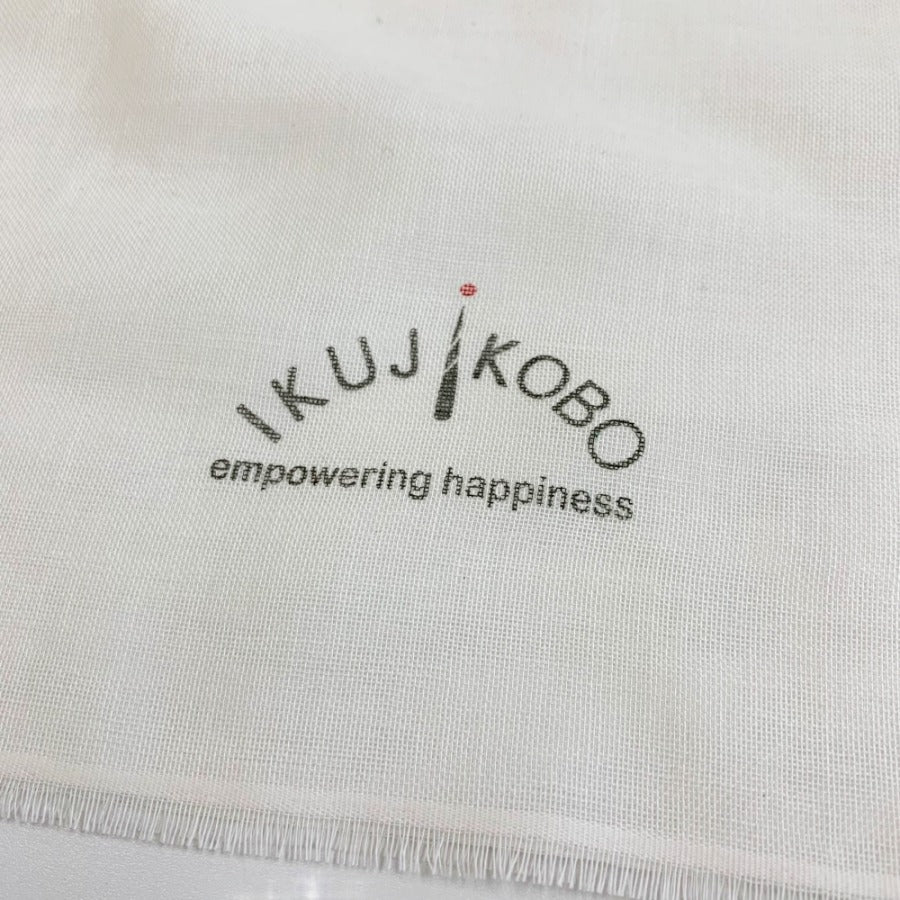 No.400500/オーガニックガーゼ沐浴布(ワンポイント)