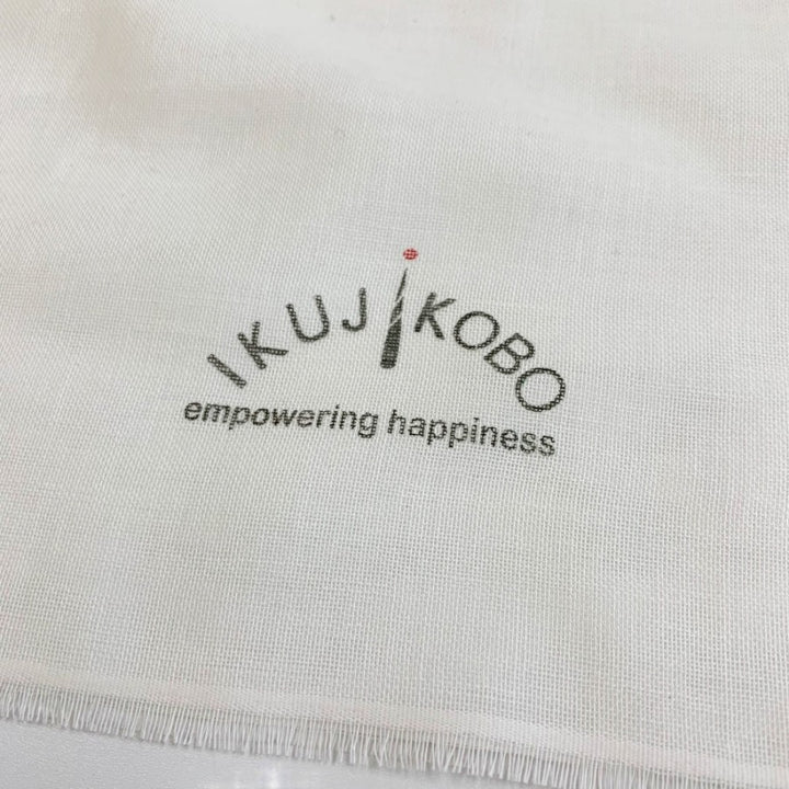 No.400500/オーガニックガーゼ沐浴布(ワンポイント)