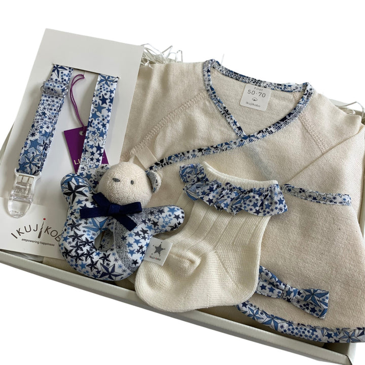 No.405309/オーガニック出産準備ギフトセット(ボックス入・リバティプリント使用)