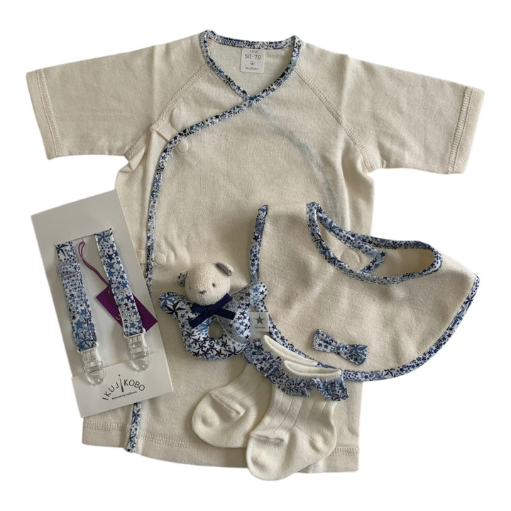 No.405309/オーガニック出産準備ギフトセット(ボックス入・リバティプリント使用)