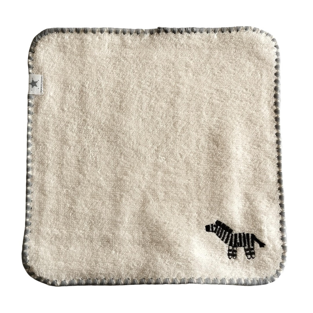 No.412009/動物刺しゅう付きタオルハンカチ