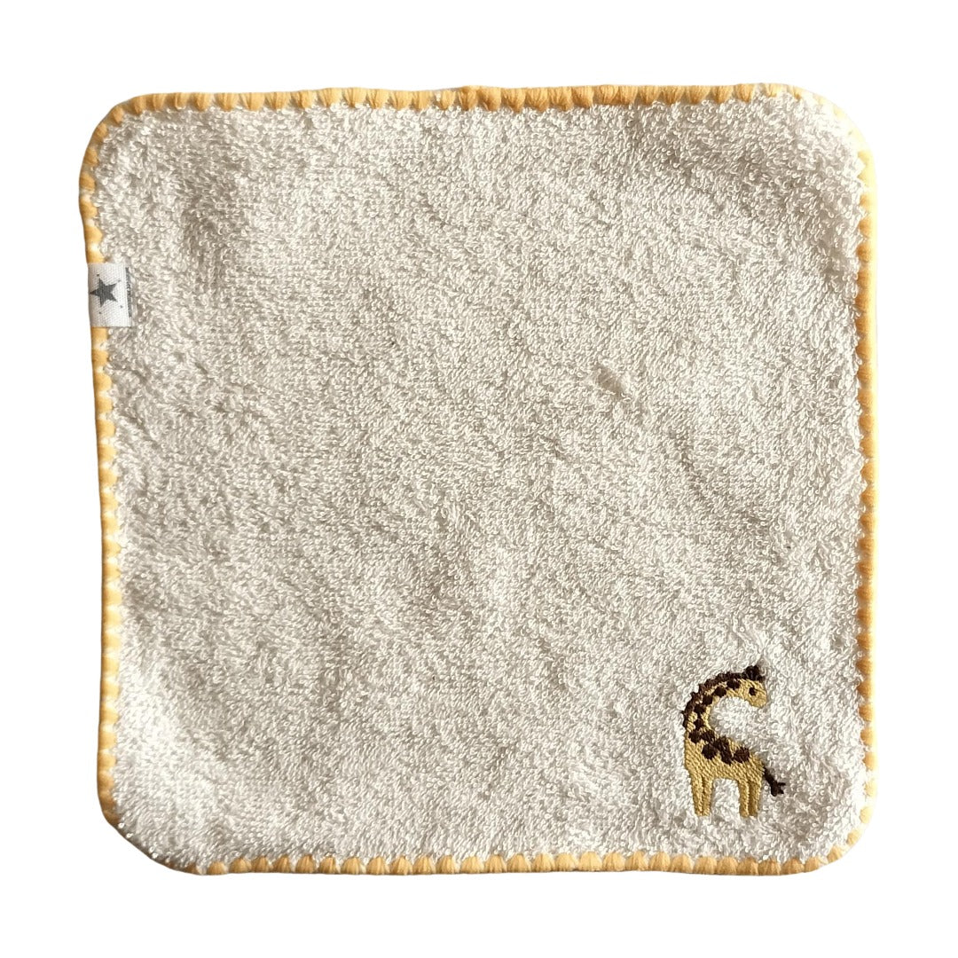 No.412009/動物刺しゅう付きタオルハンカチ