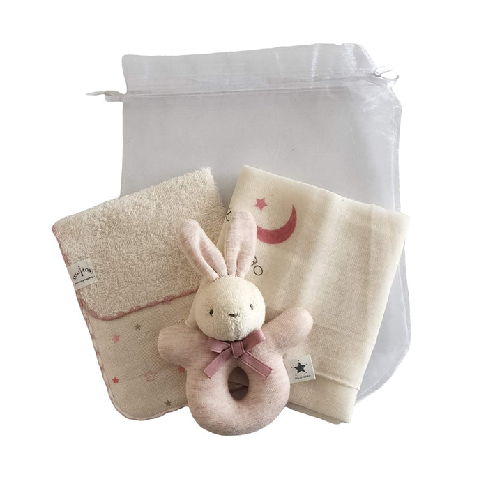 No.412309  オーガンジーミニギフト・ラトル＆ハンカチ