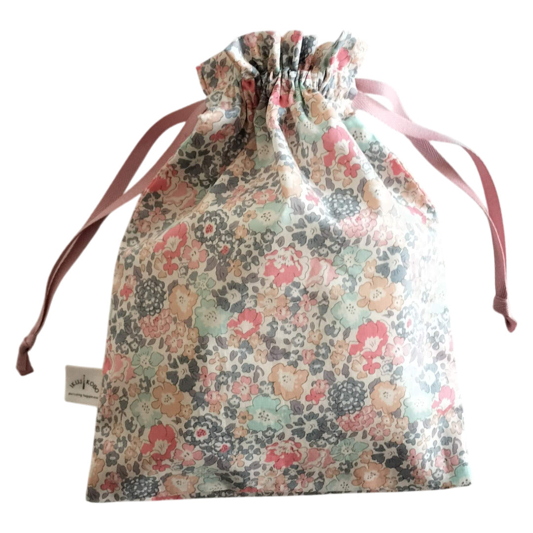 リバティ・コップ入れ巾着袋