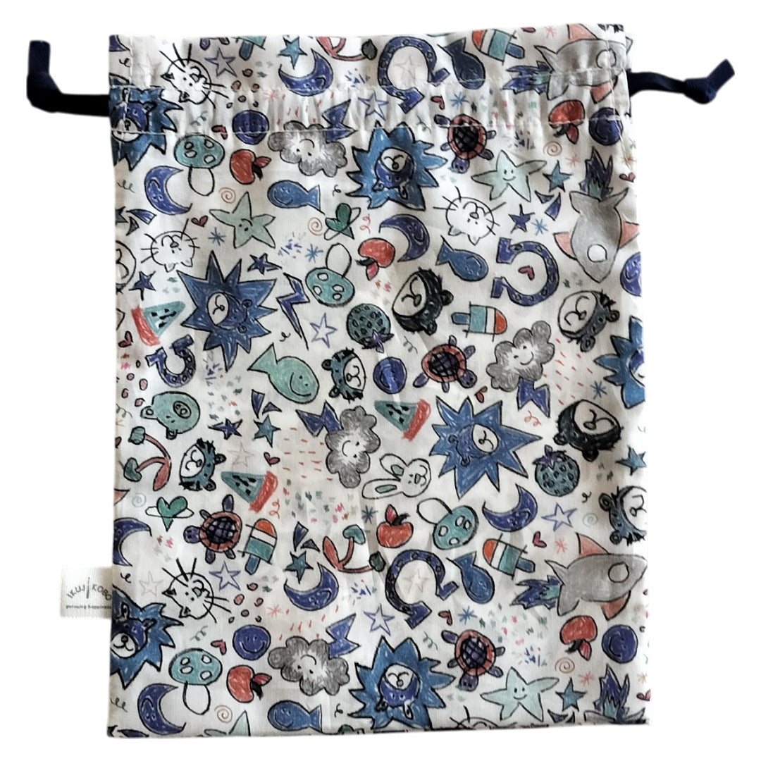 リバティ・コップ入れ巾着袋