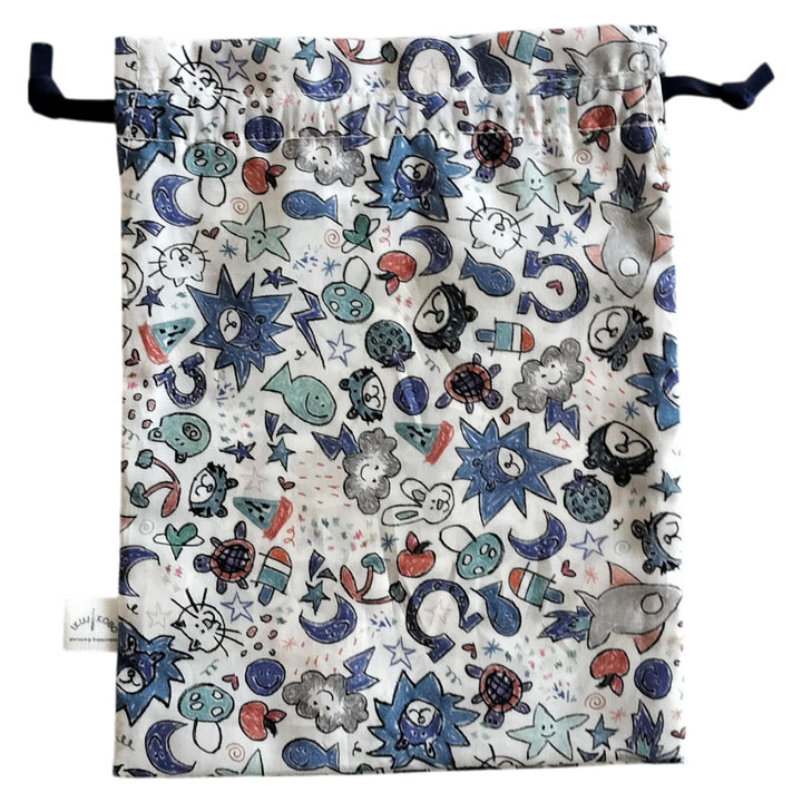 リバティ・コップ入れ巾着袋