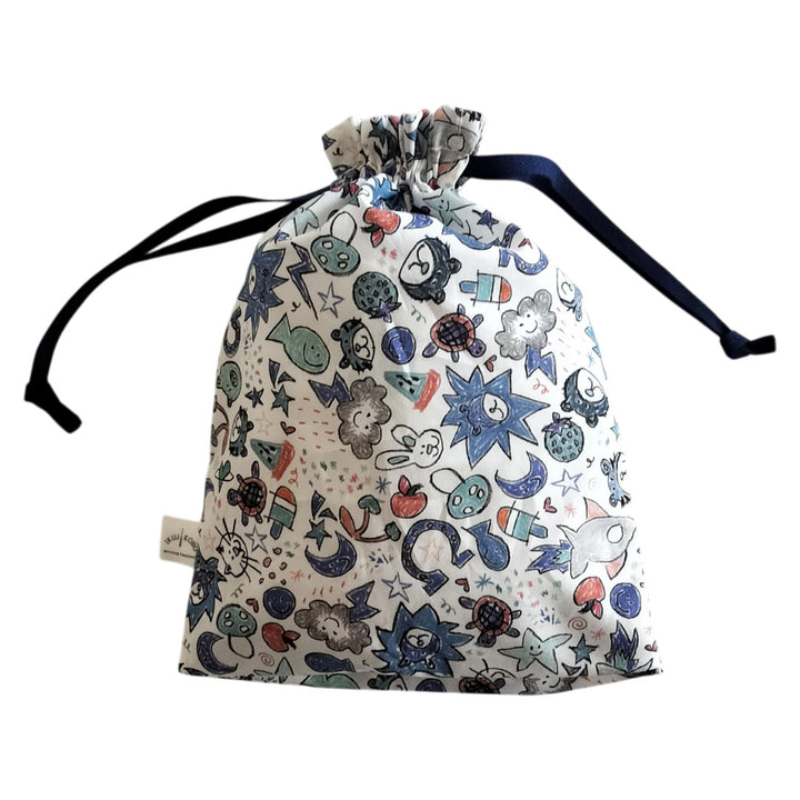 リバティ・コップ入れ巾着袋