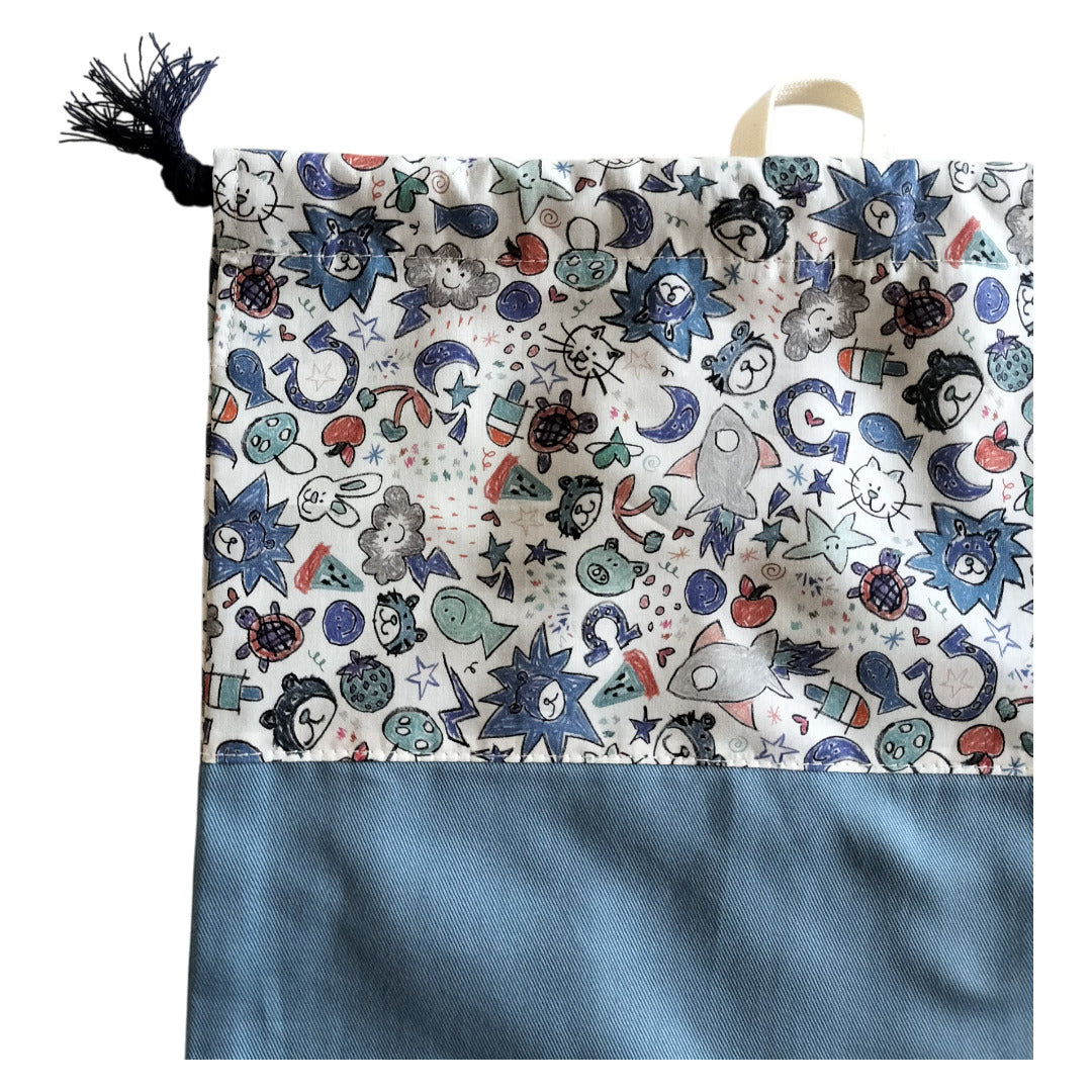 No.415907/リバティ・体操服入れ巾着袋