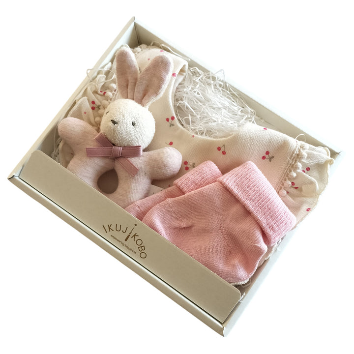 No.410009 スタイ・ソックス・ラトルギフトセット（BOX入）