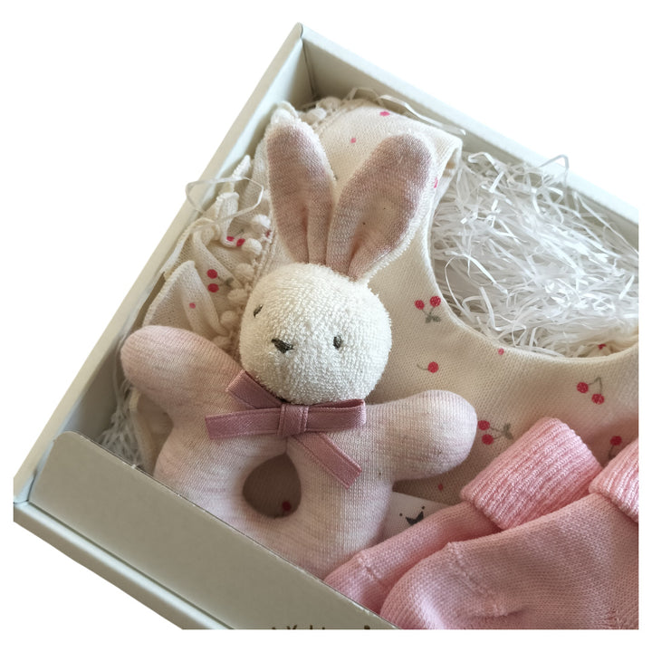 No.410009 スタイ・ソックス・ラトルギフトセット（BOX入）