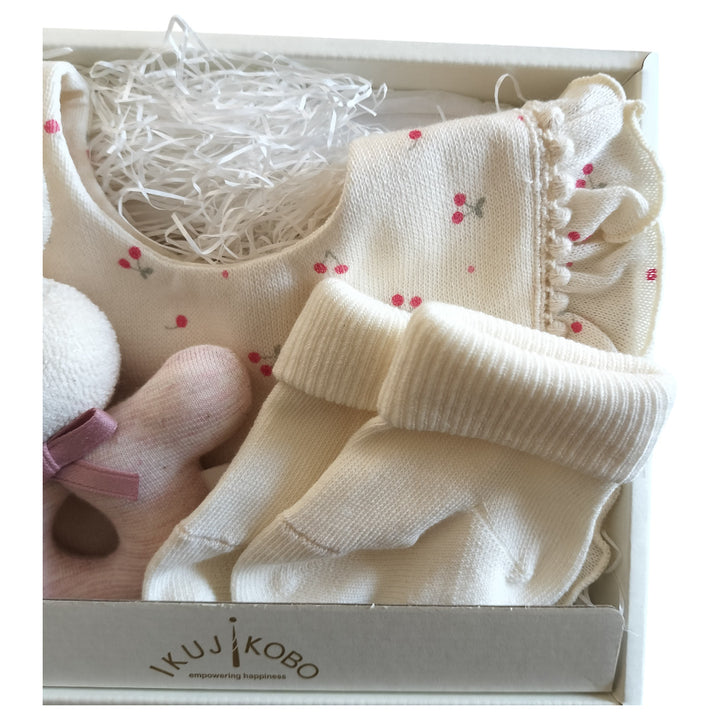 No.410009 スタイ・ソックス・ラトルギフトセット（BOX入）