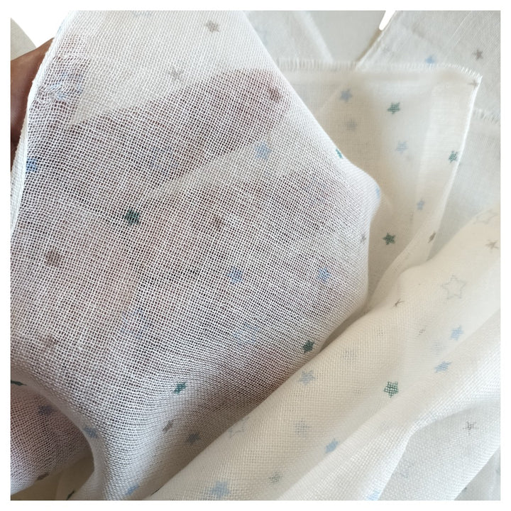 No.400400/オーガニックガーゼ沐浴布(コンペイトウ)