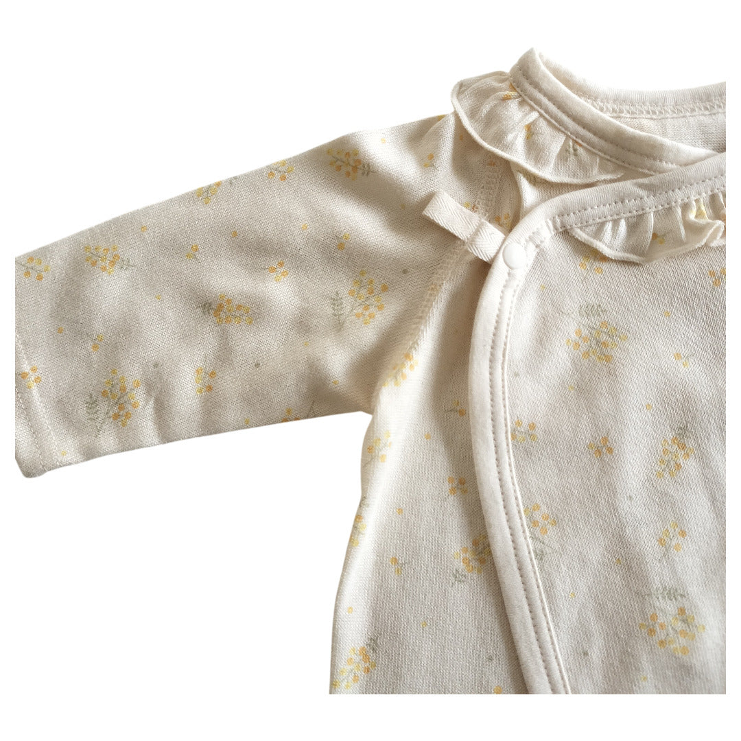 No.422103/オーガニックプチドレス(ミモザ柄)