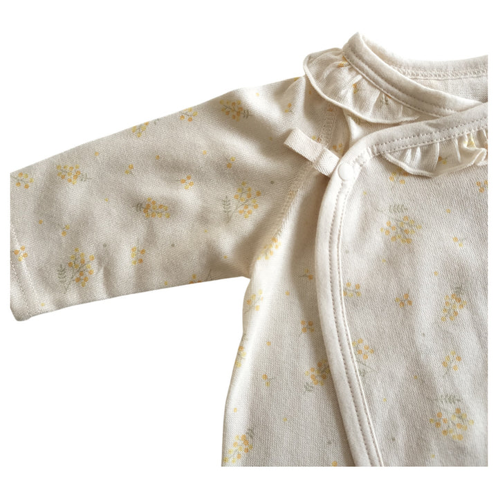 No.422103/オーガニックプチドレス(ミモザ柄)