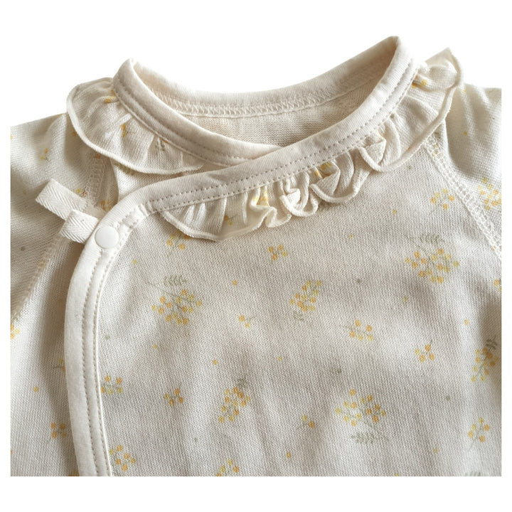 No.422103/オーガニックプチドレス(ミモザ柄)