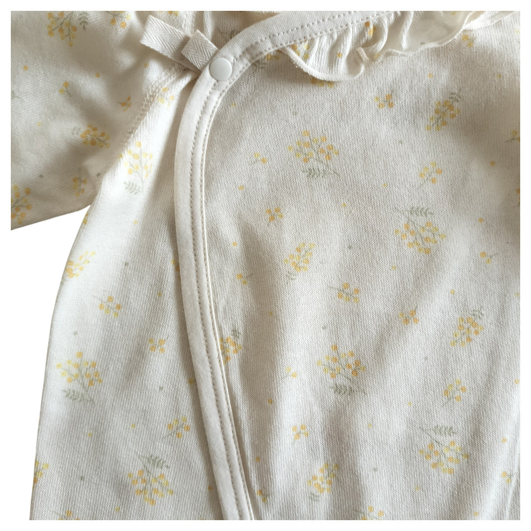 No.422103/オーガニックプチドレス(ミモザ柄)