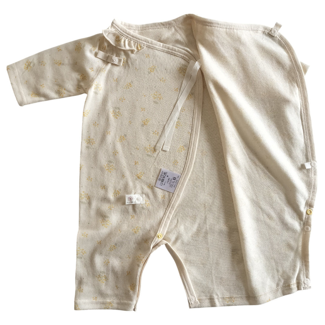 No.422103/オーガニックプチドレス(ミモザ柄)