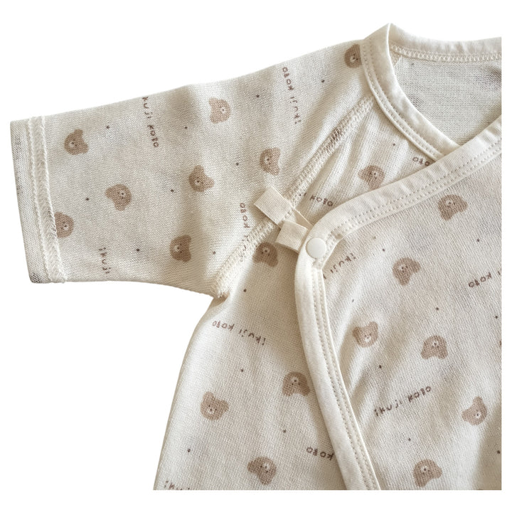 No.422301/オーガニック2wayコンビ肌着(クマ)