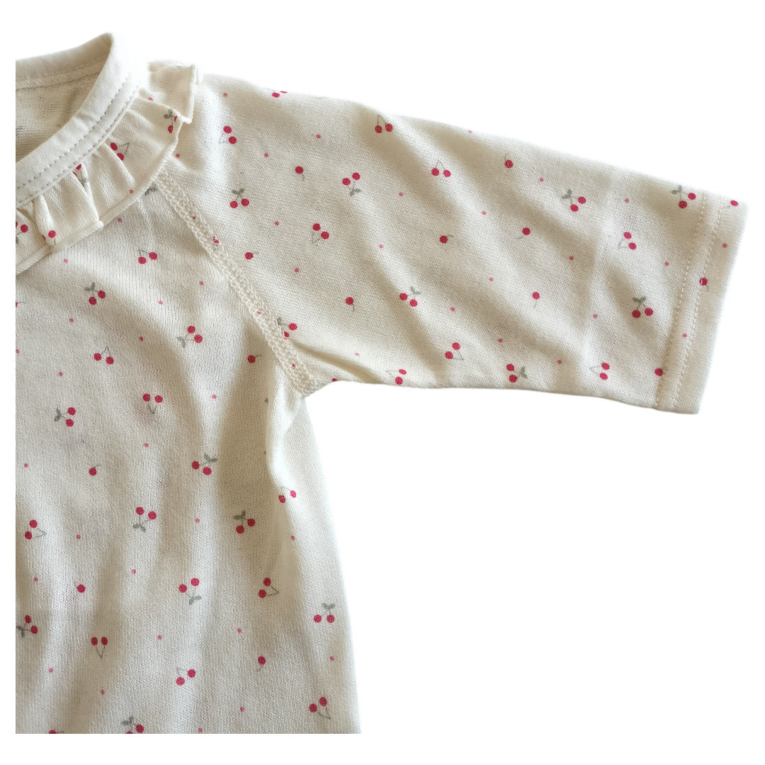 No.421403/オーガニックプチドレス(サクランボ柄)