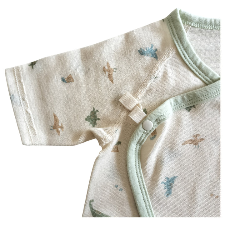 No.420901/オーガニック2wayコンビ肌着(恐竜)