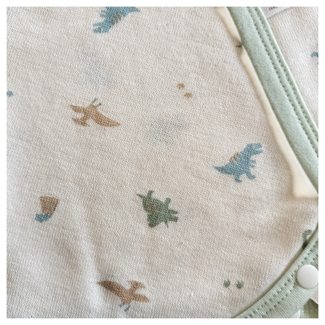 No.420901/オーガニック2wayコンビ肌着(恐竜)