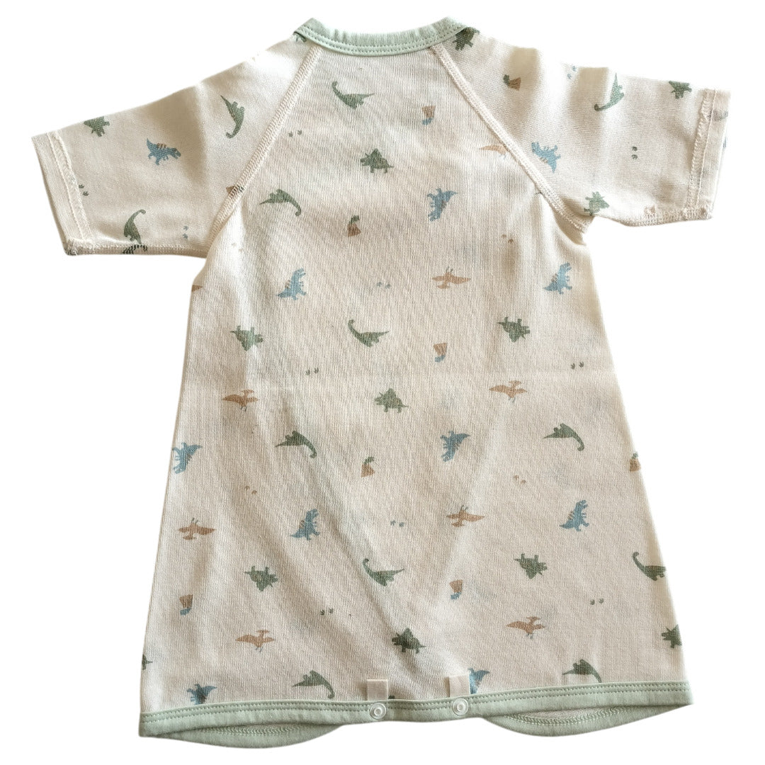 No.420901/オーガニック2wayコンビ肌着(恐竜)