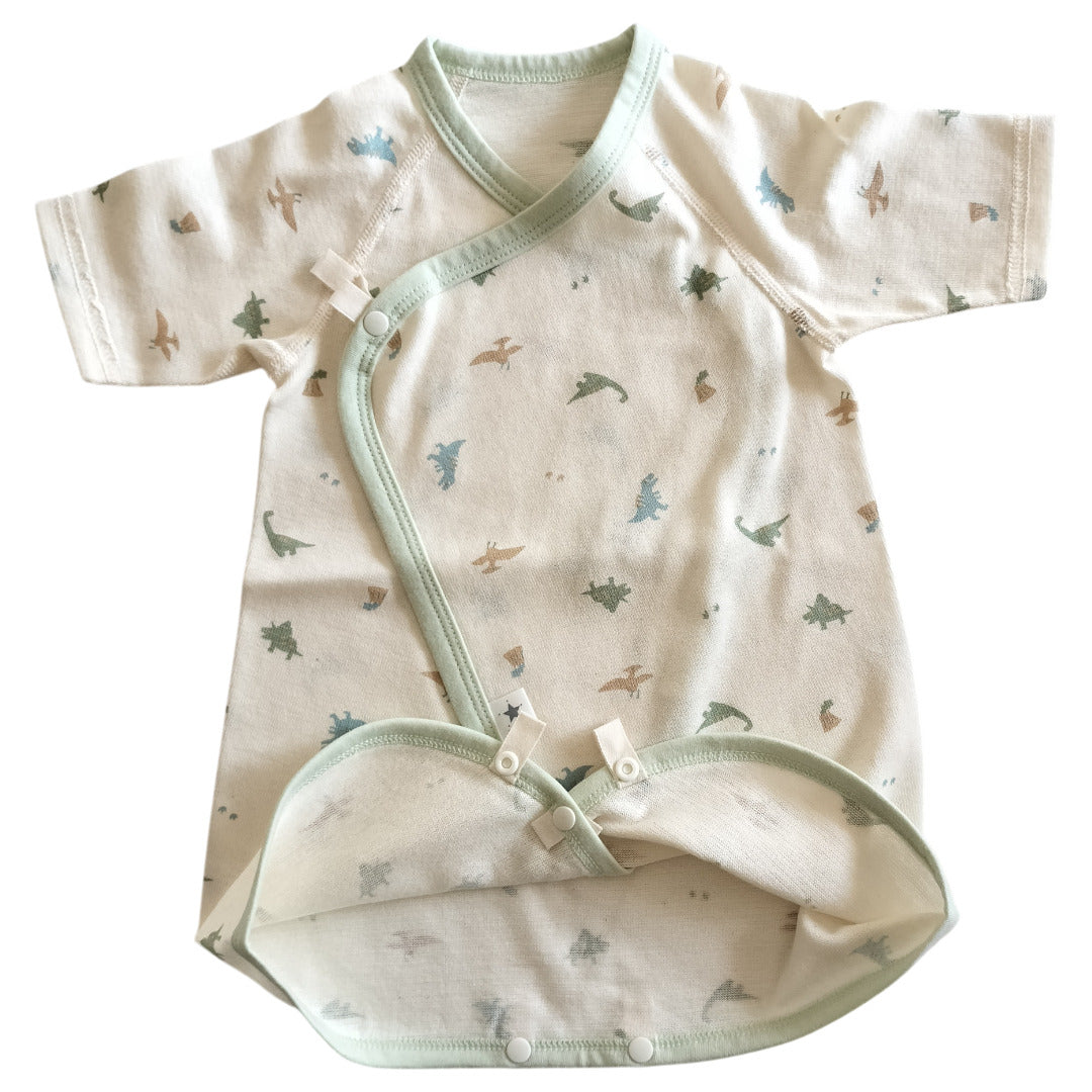 No.420901/オーガニック2wayコンビ肌着(恐竜)