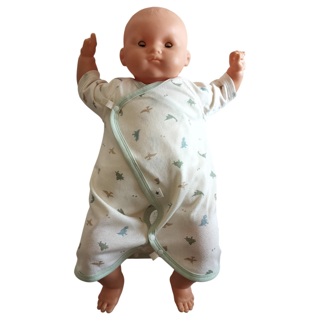 No.420901/オーガニック2wayコンビ肌着(恐竜)