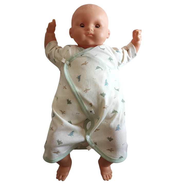 No.420901/オーガニック2wayコンビ肌着(恐竜)