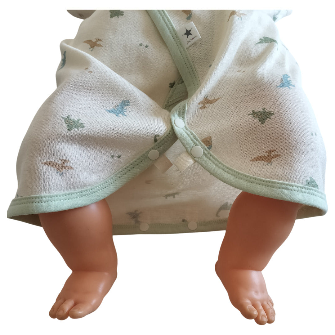 No.420901/オーガニック2wayコンビ肌着(恐竜)