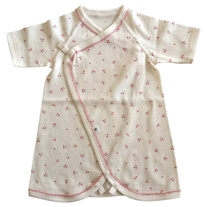 No.420801/オーガニック2wayコンビ肌着(さくらんぼ)