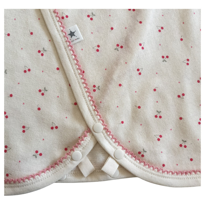 No.420801/オーガニック2wayコンビ肌着(さくらんぼ)