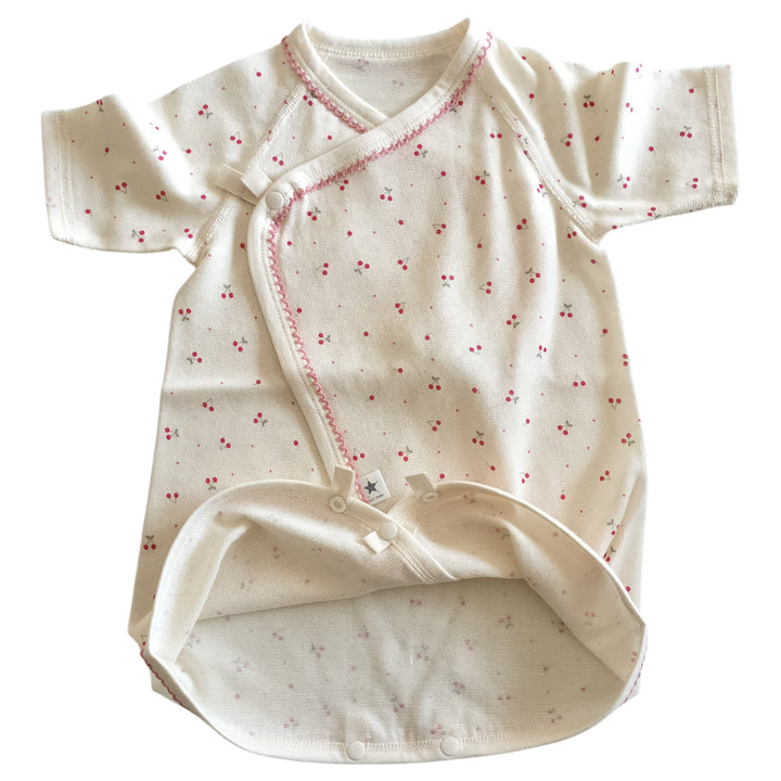 No.420801/オーガニック2wayコンビ肌着(さくらんぼ)