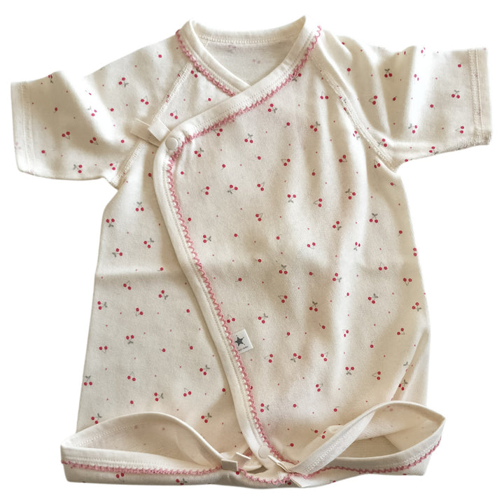 No.420801/オーガニック2wayコンビ肌着(さくらんぼ)