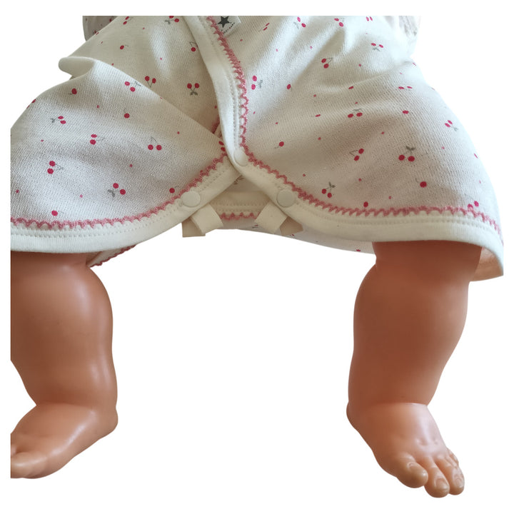 No.420801/オーガニック2wayコンビ肌着(さくらんぼ)