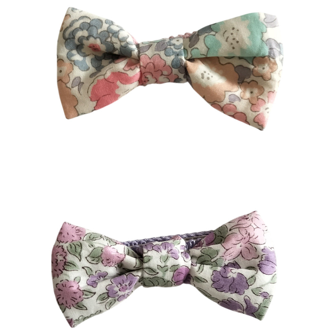 No.413457/ベビーヘアクリップ(リバティプリント)