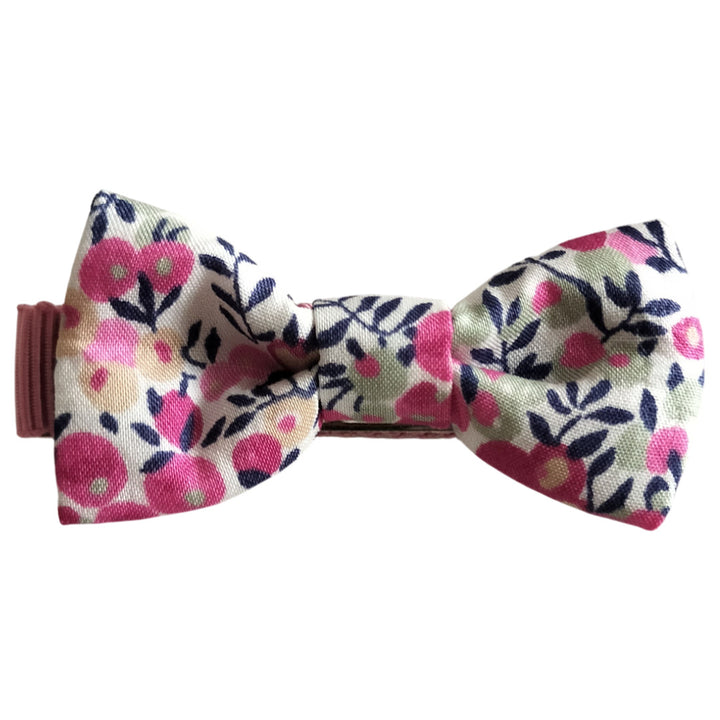 No.413457/ベビーヘアクリップ(リバティプリント)