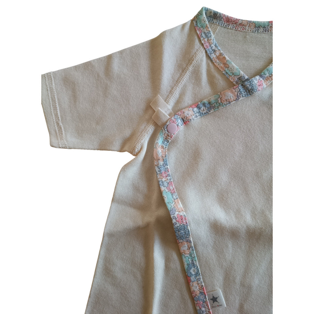 No.421101/オーガニック2wayコンビ肌着(リバティ)