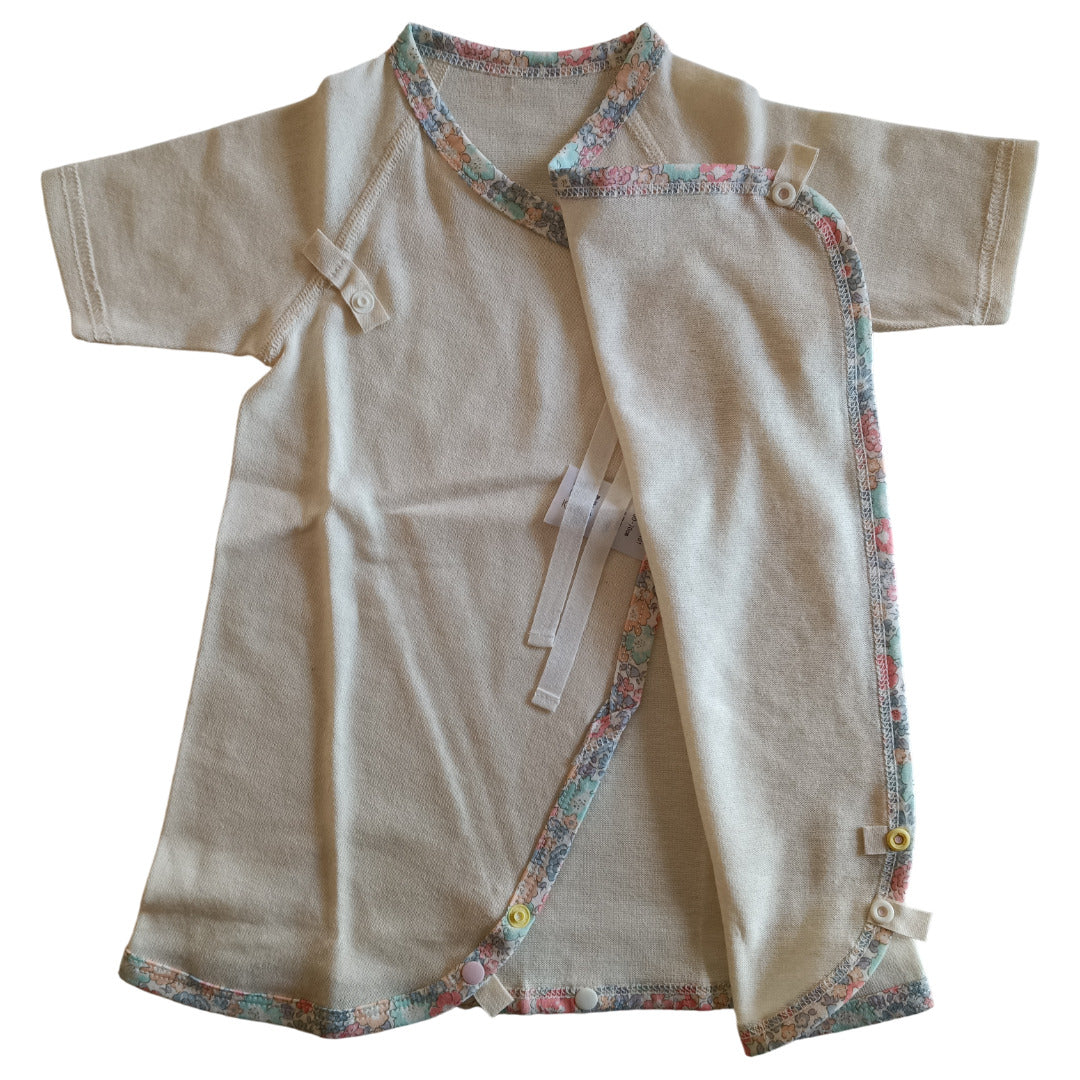 No.421101/オーガニック2wayコンビ肌着(リバティ)