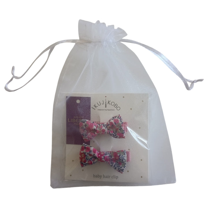 No.426859  オーガンジーミニギフト・ヘアクリップ(同色セット)