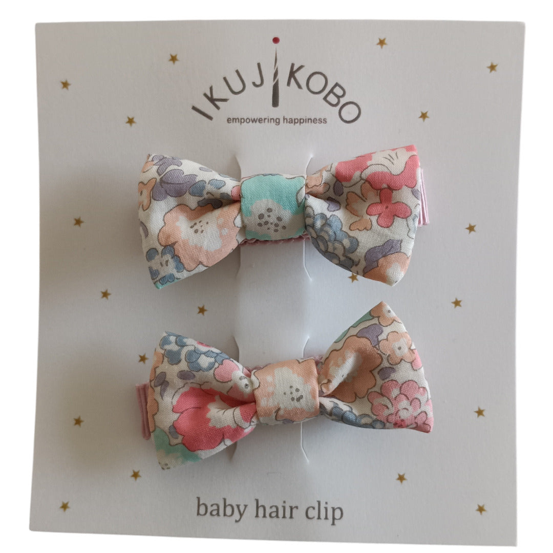 No.426957/ベビーヘアクリップ(リバティプリント)