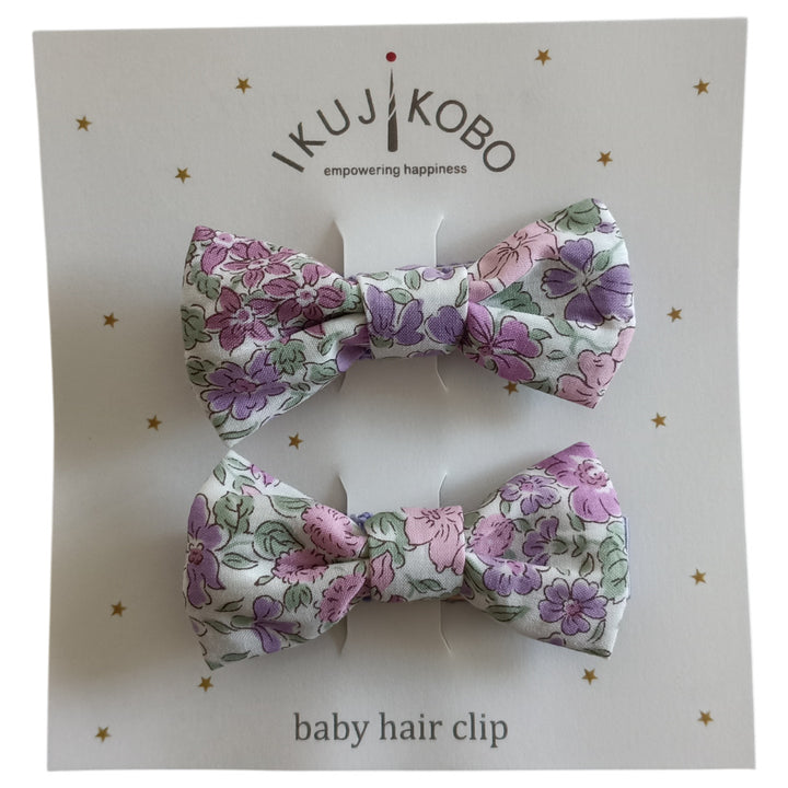 No.426957/ベビーヘアクリップ(リバティプリント)