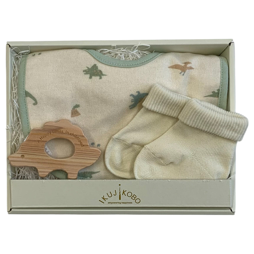 No.409609 スタイ・ソックス・歯固めギフトセット（BOX入）