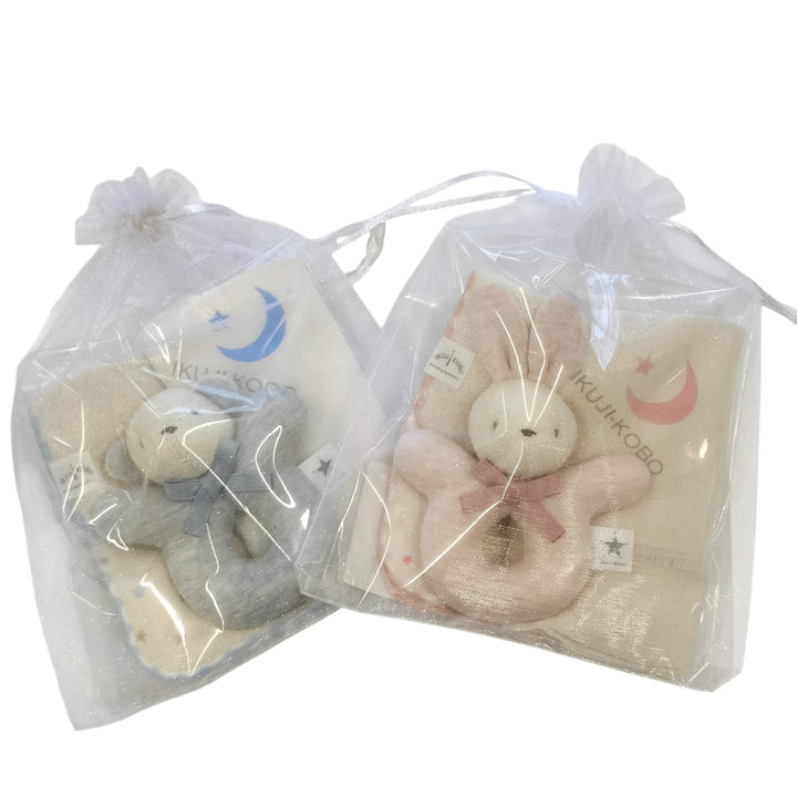 No.412309  オーガンジーミニギフト・ラトル＆ハンカチ