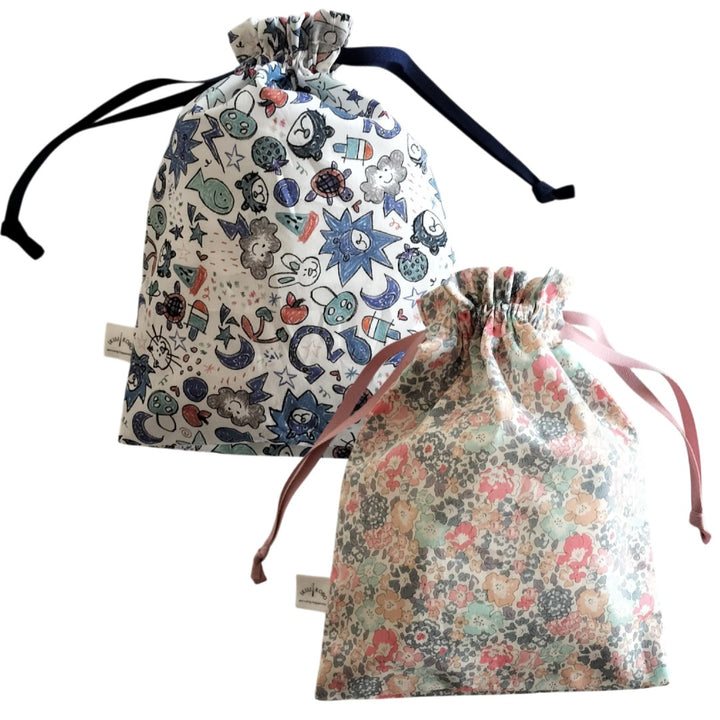 リバティ・コップ入れ巾着袋