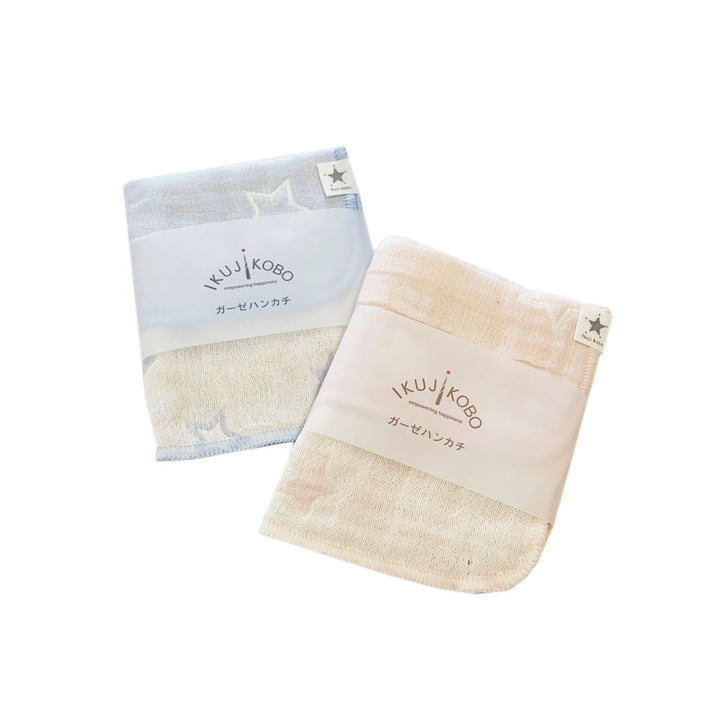 No.407009/オーガニック五重織ガーゼハンカチ