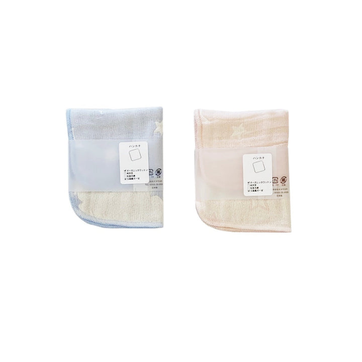 No.407009/オーガニック五重織ガーゼハンカチ